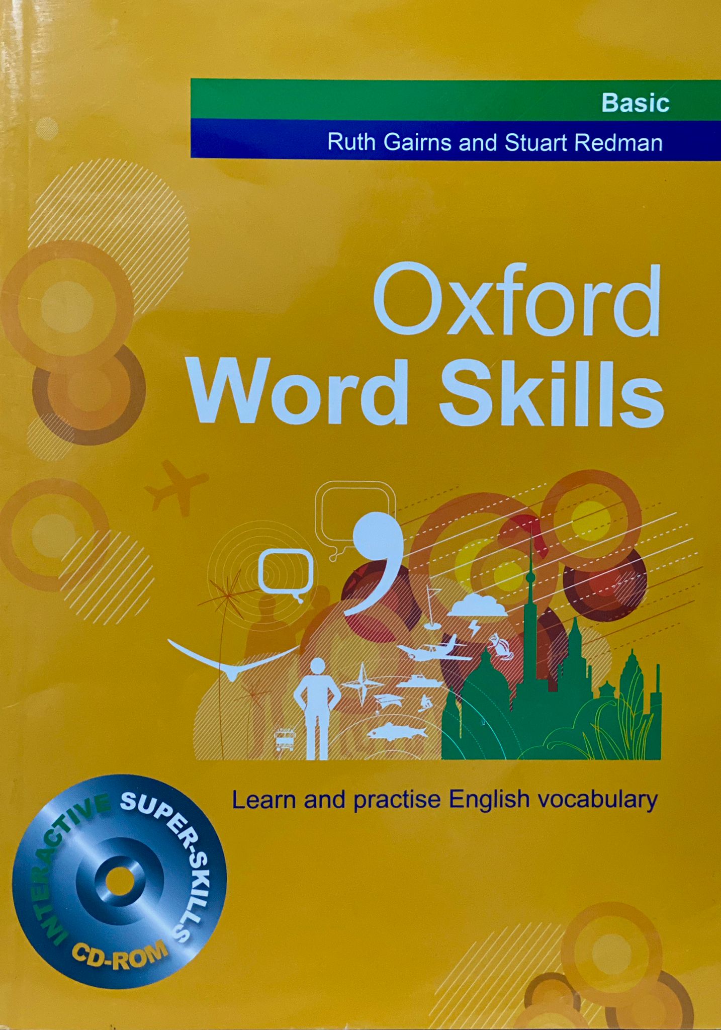 کتاب oxford word skills  basic نوشته Ruth gairns and stuart redman